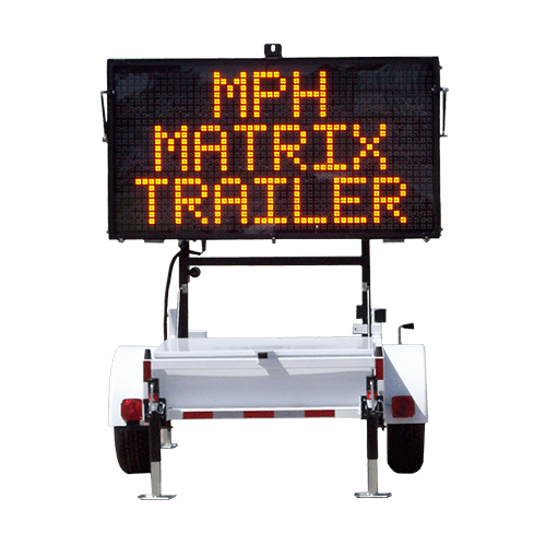 Speed Monitor Full Matrix 3 Message Trailer